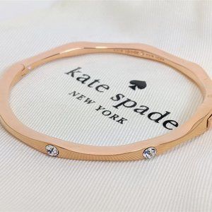 Kate Spade rose gold stone bangle